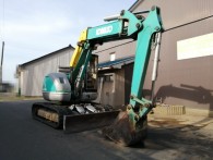 買取商品名：KOBELCO　ユンボ　SK75UR｜農業機械の買取・処分は農機具専門店ライブにお任せ下さい！
